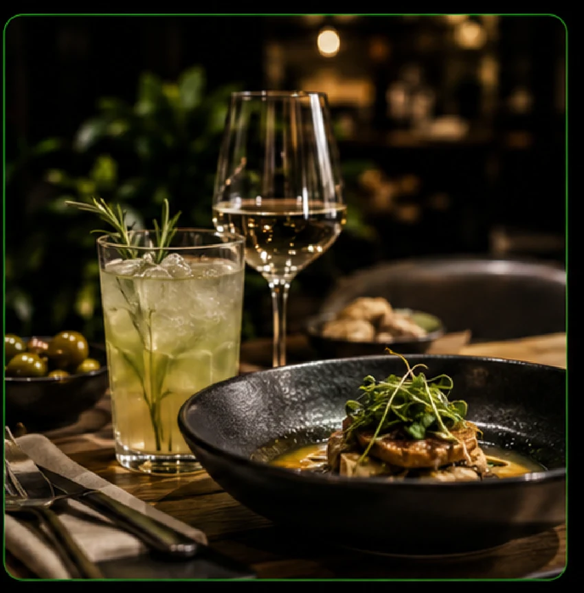 Premium hospitality dining experience